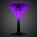 9 Oz. Glow Martini Glass - Purple